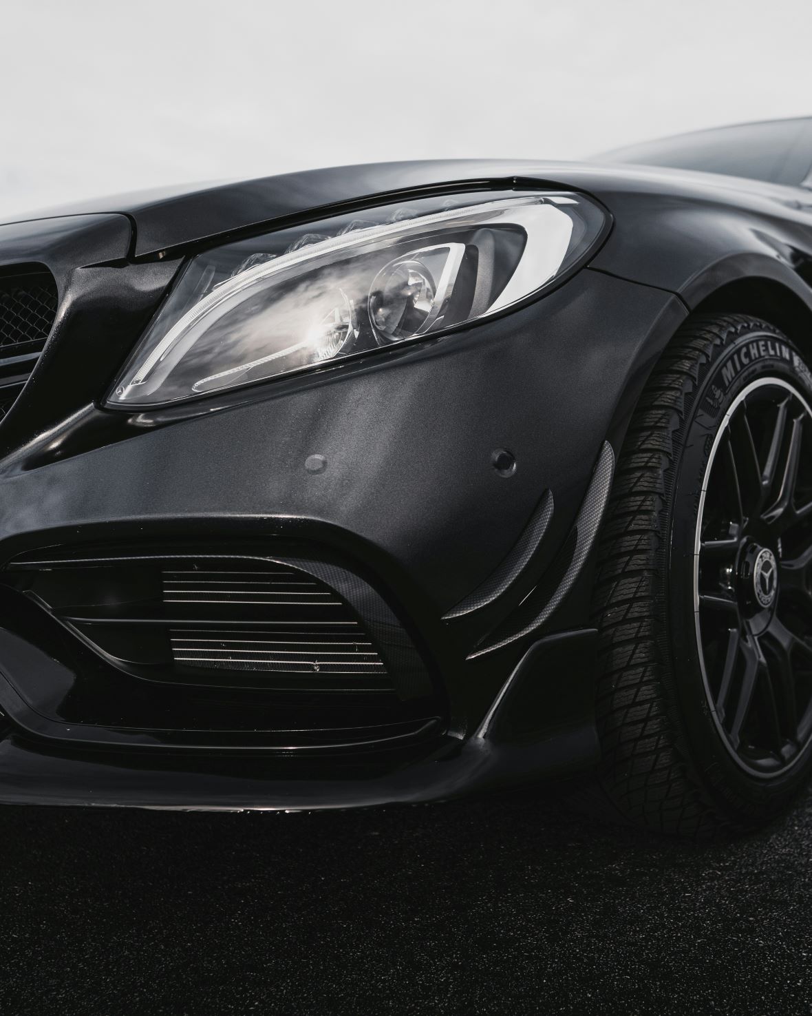 san diego black car wrap